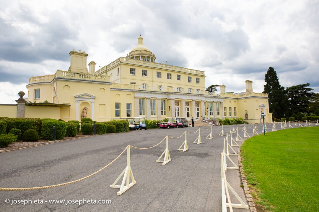 Entrance to Stoke Park Gold Club that hosts The Boodles Tennis Challenge