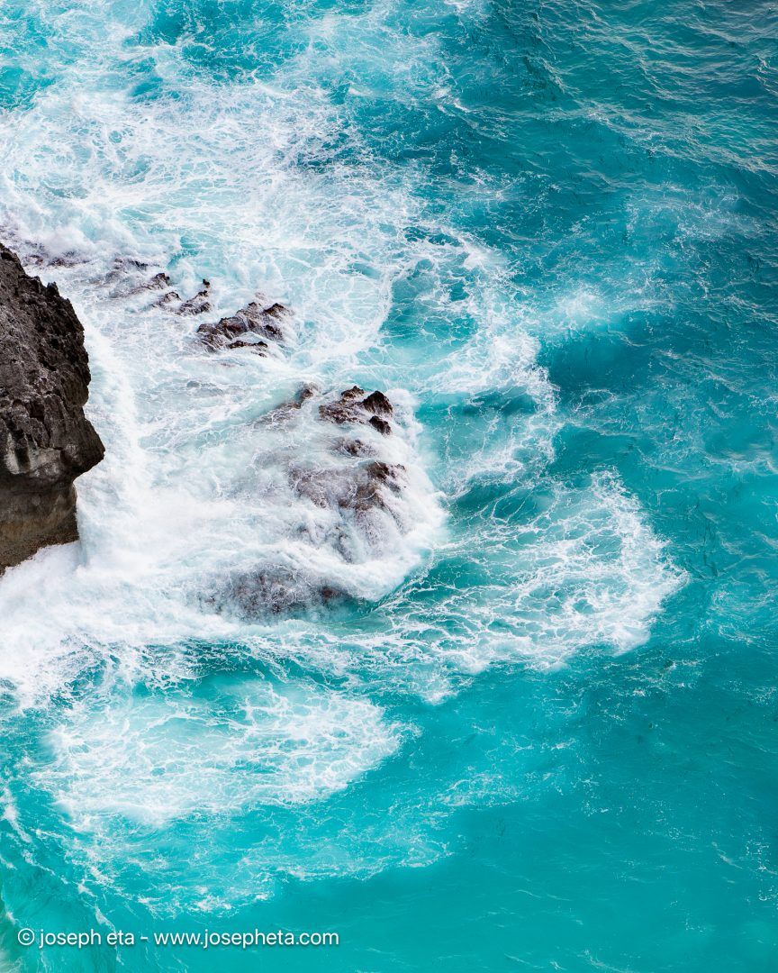 Top-down wave photography showcasing signature