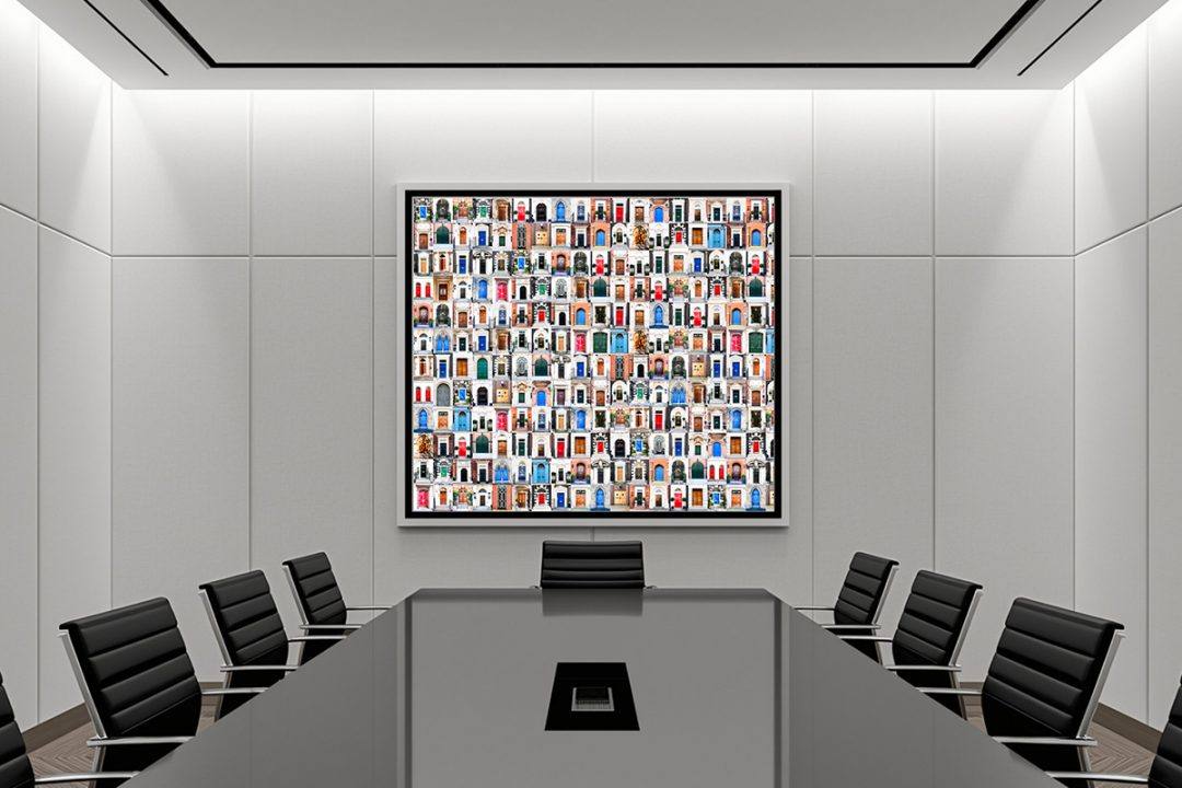 Anchoring a modern luxury corporate boardroom. In a high-stakes space where strategic paths are chosen, the
