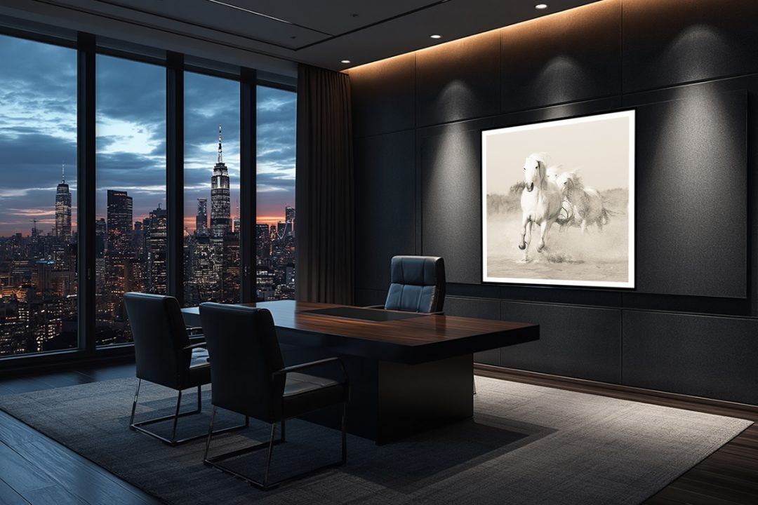The corner office is where momentum is directed. The Velocity Of Ambition does not merely occupy space on the wall; it serves as a mirror to the uncompromising drive required to navigate high-stakes environments. It embodies the refusal to yield, matching the kinetic pulse of the visionary who defines the pace of the skyline before them.