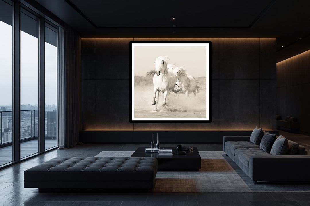 True power requires a fierce internal drive housed within absolute external discipline. In the quiet structure of a private sanctuary, this unyielding stallion serves as a visual anchor to the collector's own unbridled internal fire—a spirit that never truly switches off, even in moments of solitude.