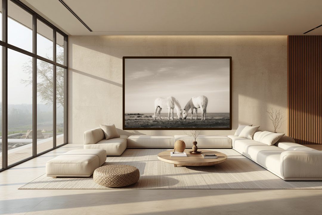 A true sanctuary is built for lowering the heart rate. Bathed in natural light and grounded by organic textures, this artwork transitions from a mere image into a lived philosophy. It stands as a celebration of the quiet strength required to breathe, recover, and honor the space between the sprints.